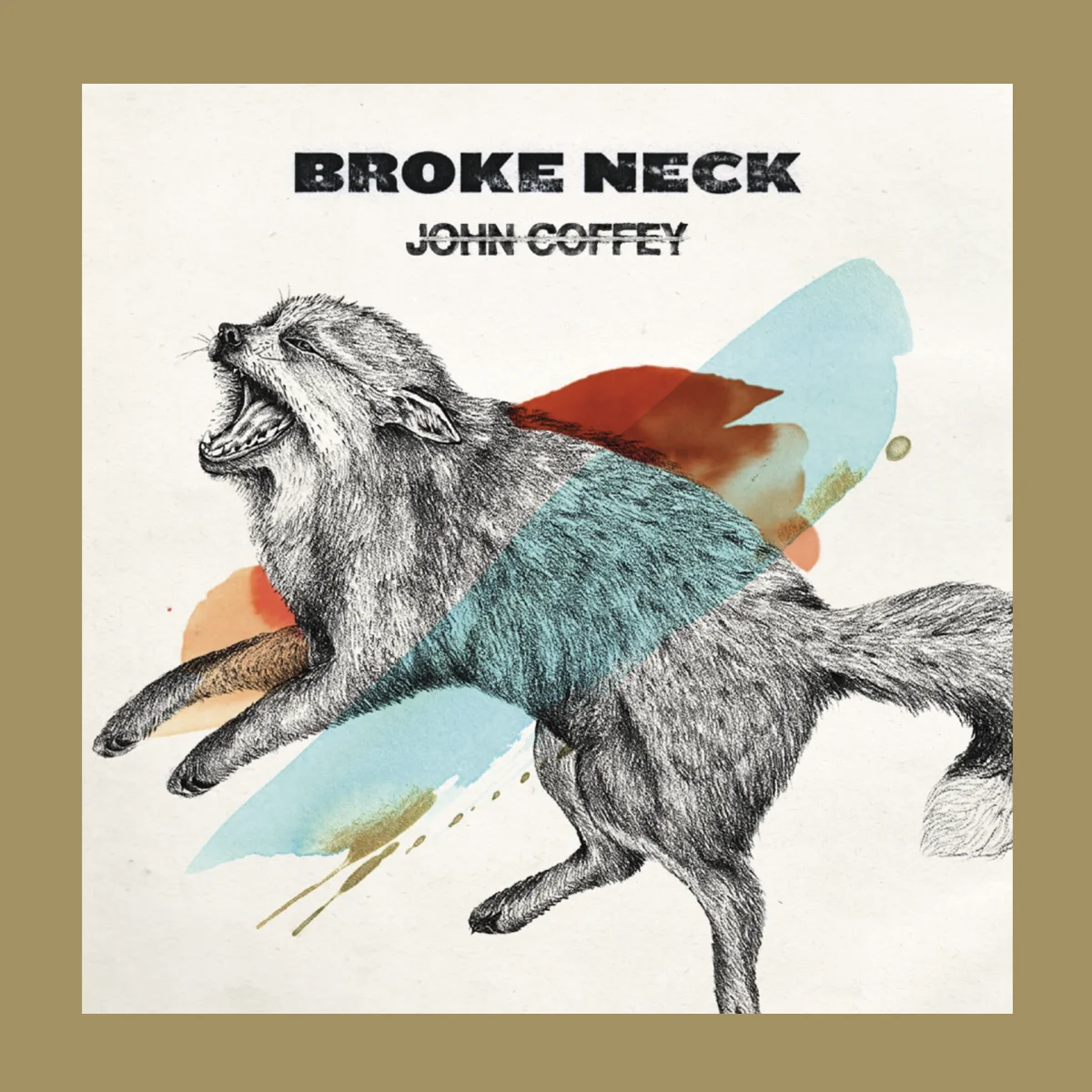 Albumcover, single-artwork John Coffey, Broke Neck (2014)