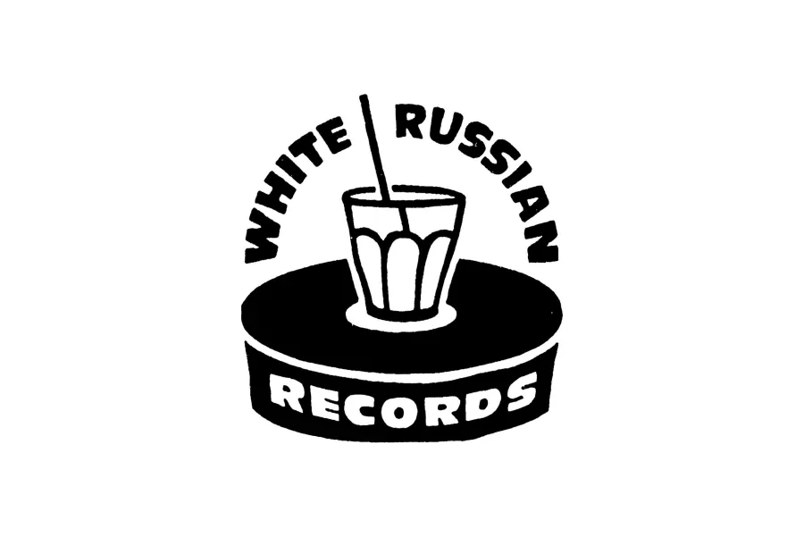Logo en huisstijl voor platenlabel White Russian Records